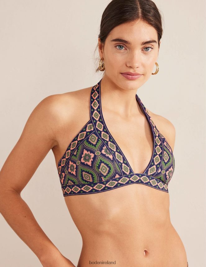 Park Ranger & Exotic Diamond Clothing Ithaca Halter Bikini Top Boden Women L466L61924