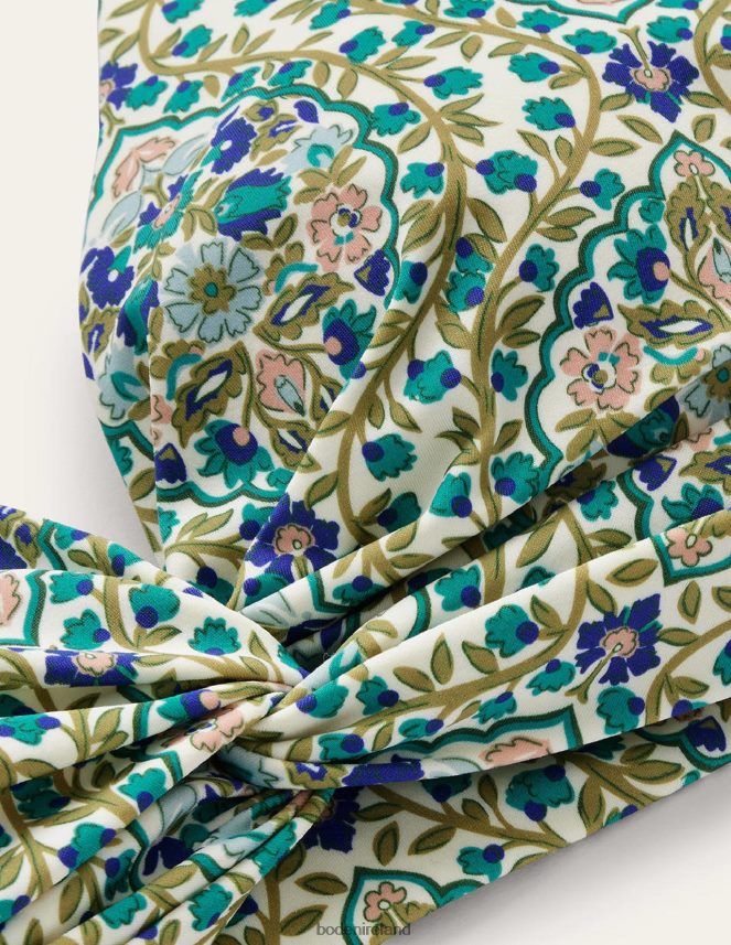 River Reed & Vine Terrace Clothing Twisted Classic Bikini Top Boden Women L466L6312