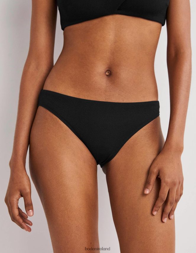 Textured Black Clothing Bikini Bottoms Boden Women L466L6310