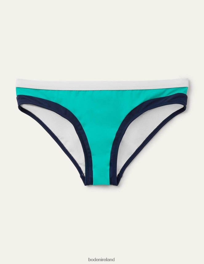 Turquoise Colourblock Clothing Santorini Bikini Bottoms Boden Women L466L62046