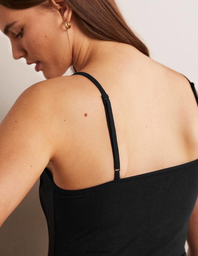 Black Clothing Plain Cami Top Boden Women L466L6203