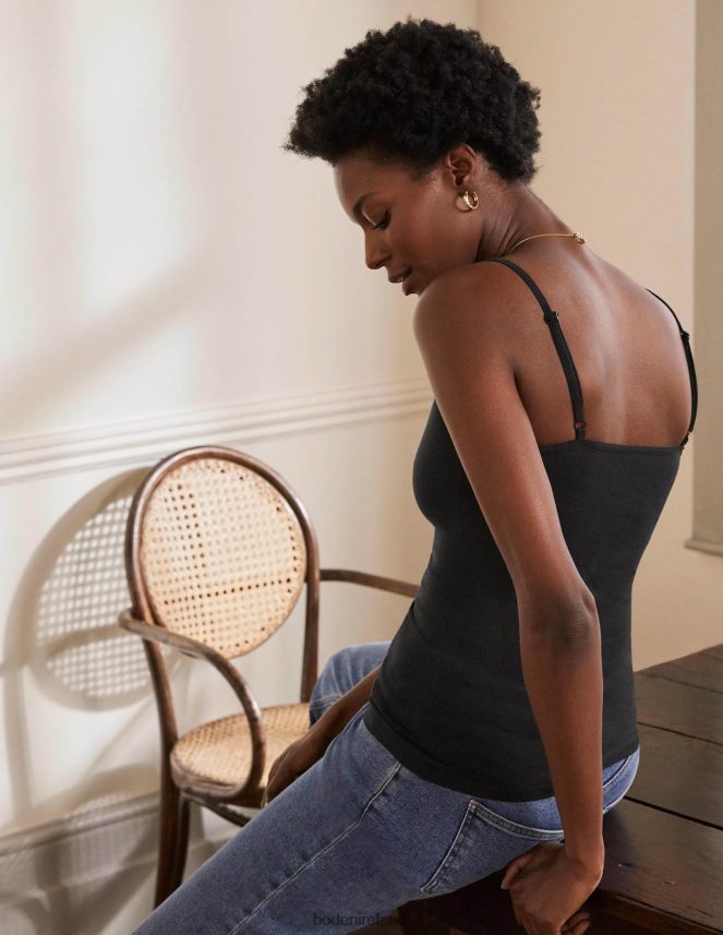 Black Clothing Plain Cami Top Boden Women L466L6203