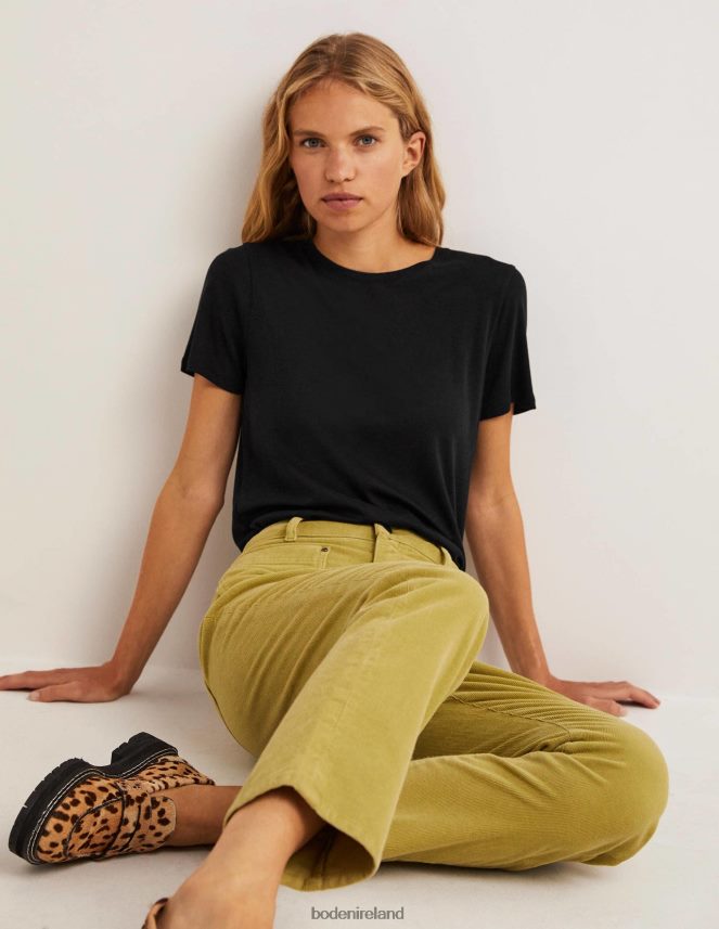 Black Clothing Soft Touch T-Shirt Boden Women L466L61355