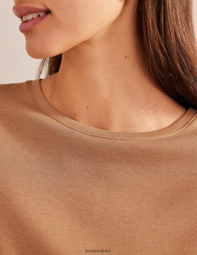 Camel Clothing Soft Touch T-Shirt Boden Women L466L62507