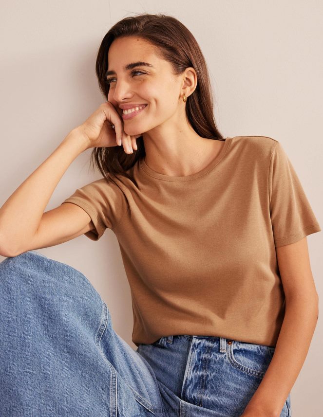 Camel Clothing Soft Touch T-Shirt Boden Women L466L62507