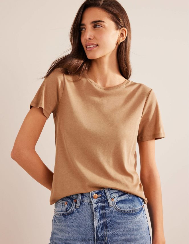 Camel Clothing Soft Touch T-Shirt Boden Women L466L62507
