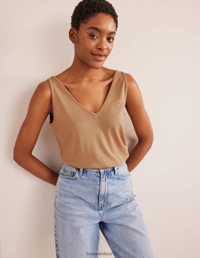 Camel Clothing Soft Touch Vest Boden Women L466L61855