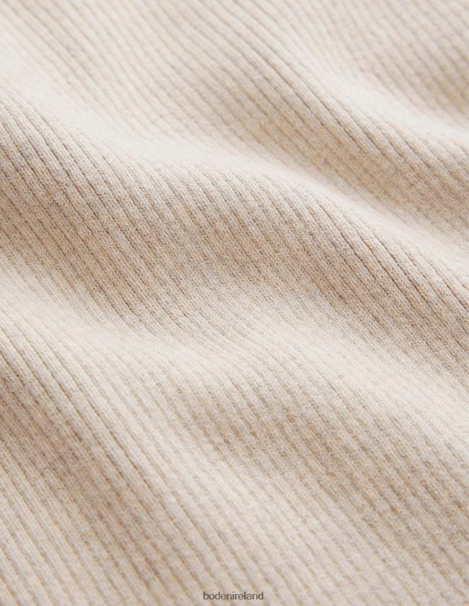 Chinchilla Melange Clothing Ribbed Racer Vest Boden Women L466L61054