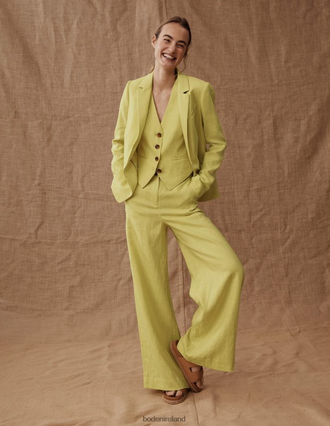 Citrus Clothing Tailored Linen Waistcoat Boden Women L466L62597