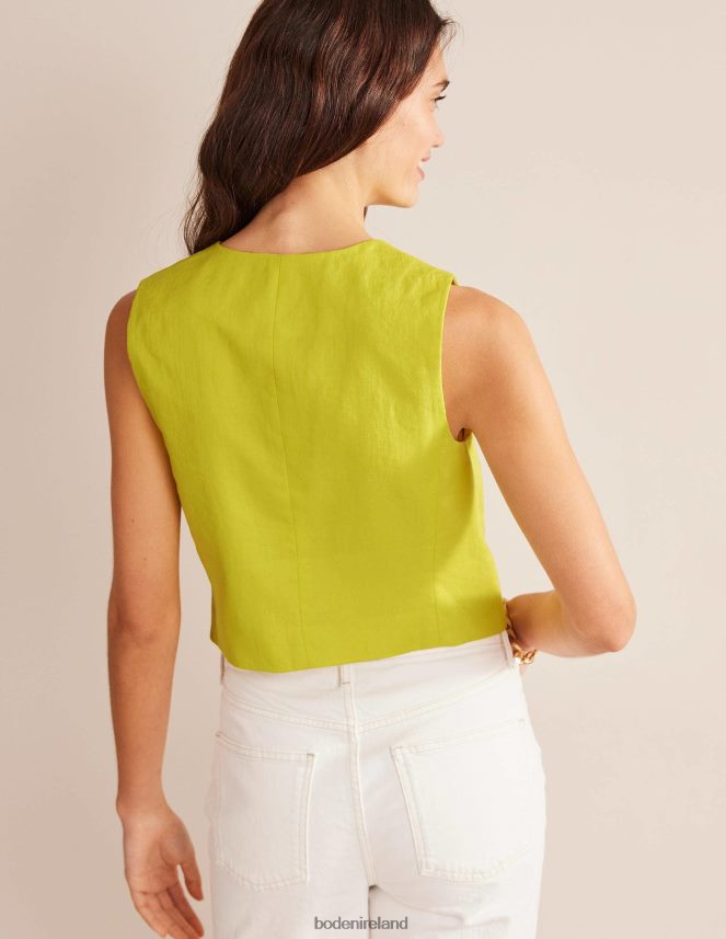 Citrus Clothing Tailored Linen Waistcoat Boden Women L466L62597