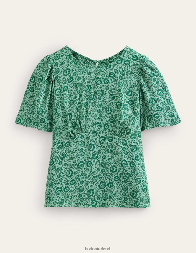 Csarite & Bloom Cascade Clothing Flutter Sleeve Top Boden Women L466L61321