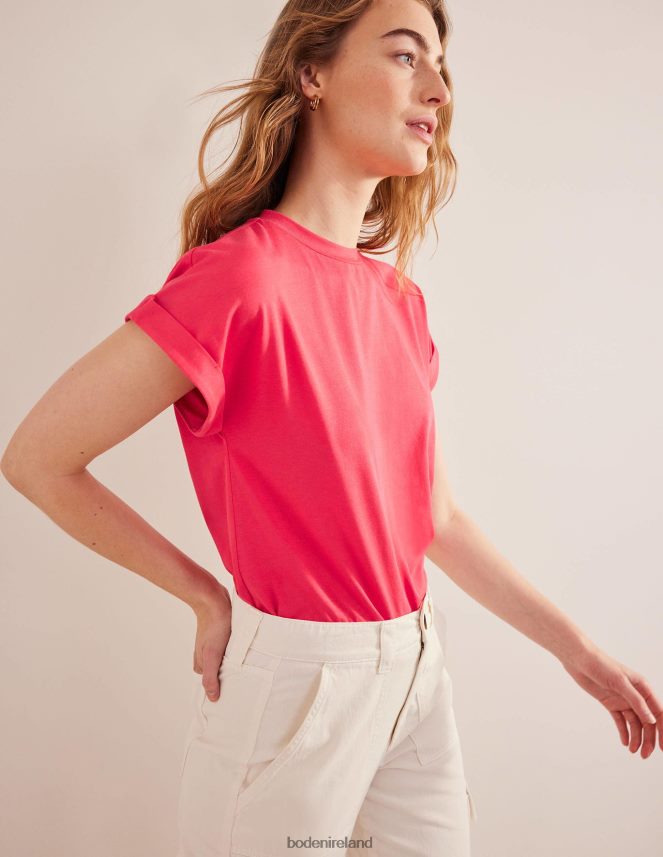 Festival Pink Clothing Turn Back T-Shirt Boden Women L466L61965
