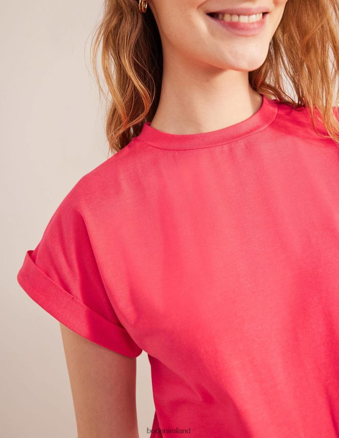 Festival Pink Clothing Turn Back T-Shirt Boden Women L466L61965