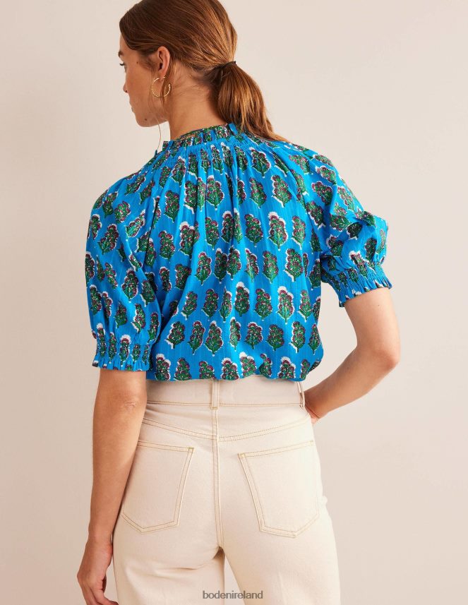 Gemstone & Artisan Bloom Clothing Smocking Detail Pretty Top Boden Women L466L61463