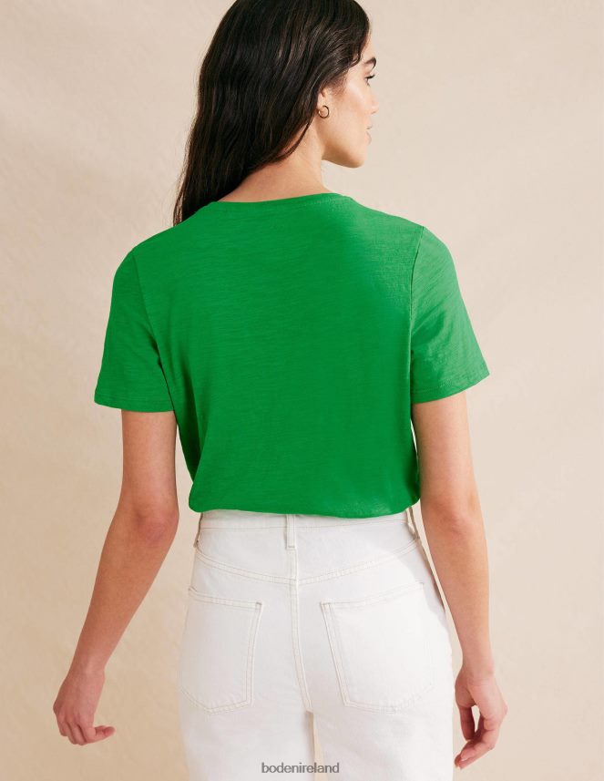 Green Bee Clothing Cotton Crew Neck T-Shirt Boden Women L466L62017