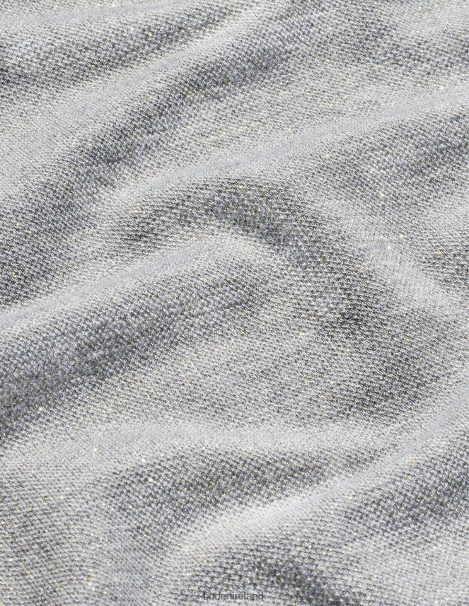 Grey Marl/Gold Clothing Sparkle Vest Top Boden Women L466L61570