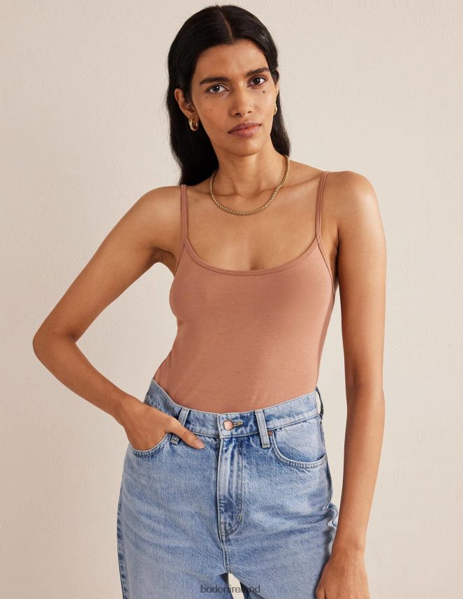 Light Brown Clothing Plain Cami Top Boden Women L466L6208