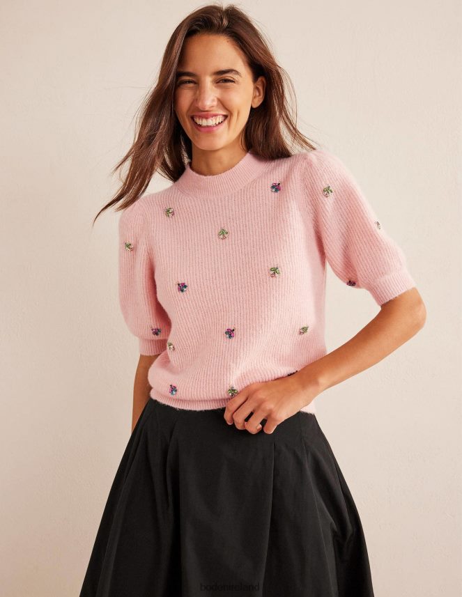 Marshmallow Clothing Embellished Fluffy T-shirt Boden Women L466L61467