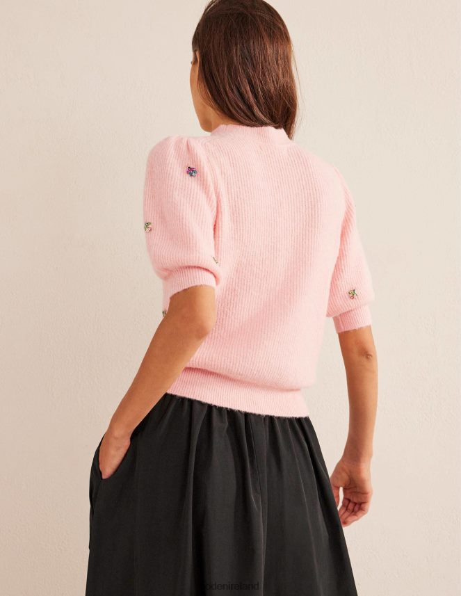 Marshmallow Clothing Embellished Fluffy T-shirt Boden Women L466L61467