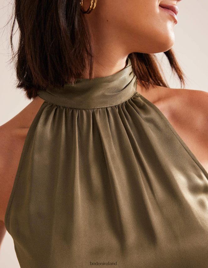 Morel Clothing Satin Cutaway Top Boden Women L466L61471