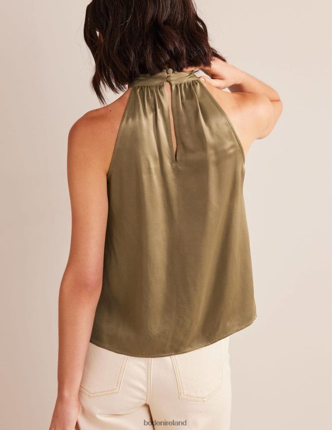 Morel Clothing Satin Cutaway Top Boden Women L466L61471