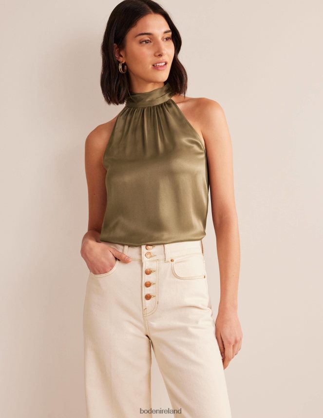 Morel Clothing Satin Cutaway Top Boden Women L466L61471