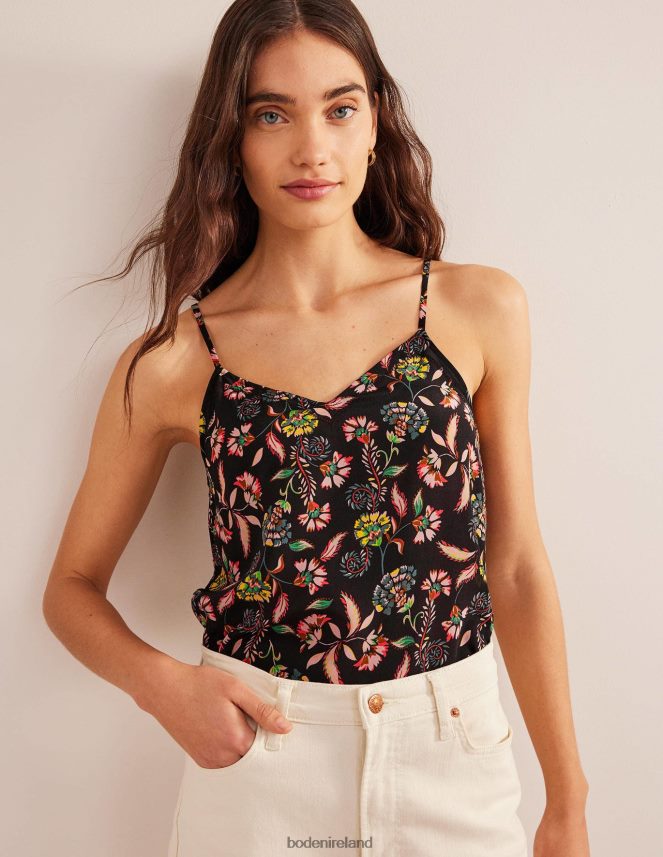Multi & Blossom Pome Clothing Silk Cami Top Boden Women L466L61894
