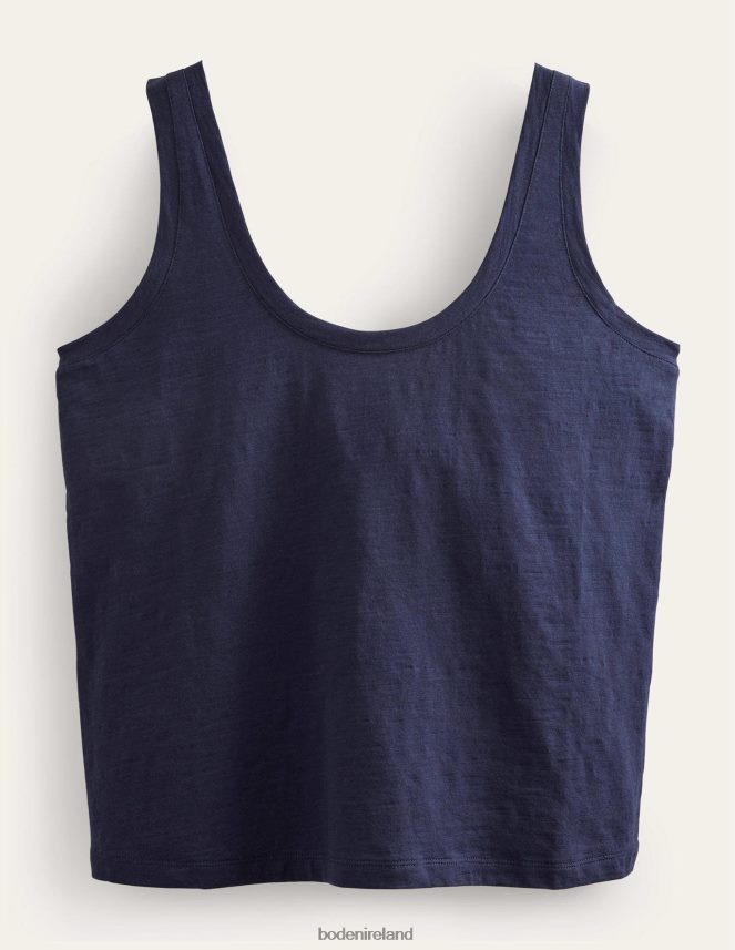 Navy Clothing Relaxed Scoop Neck Vest Boden Women L466L61135