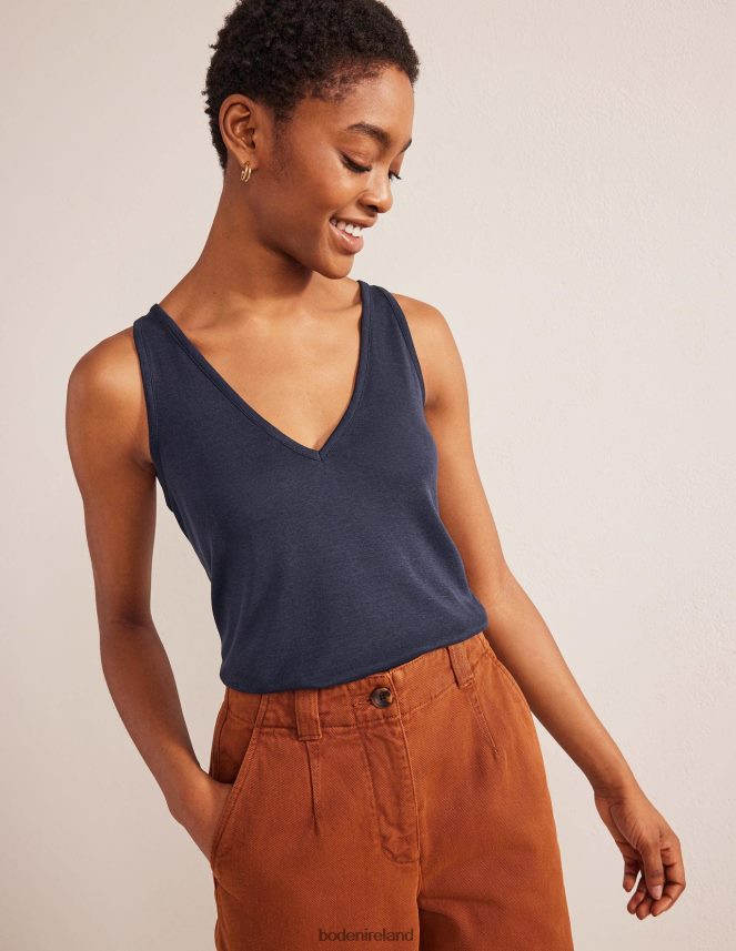 Navy Clothing Soft Touch Vest Boden Women L466L62188