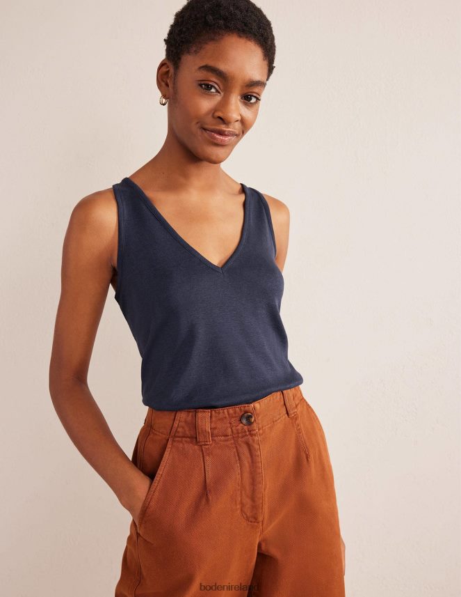 Navy Clothing Soft Touch Vest Boden Women L466L62188