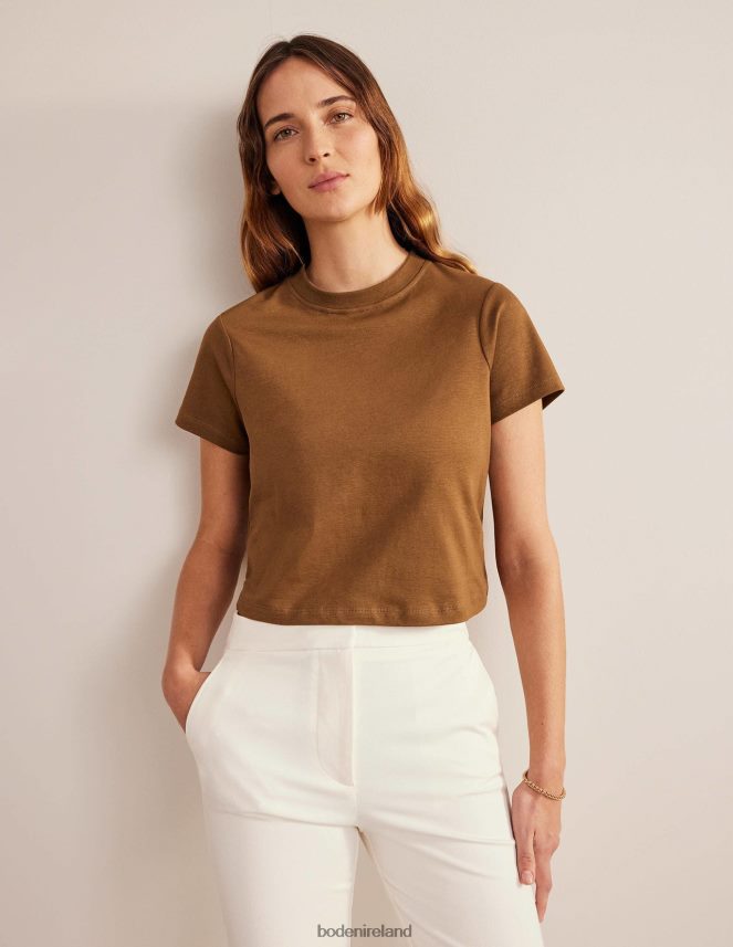 Pony Clothing Perfect Cotton Cropped T-shirt Boden Women L466L62517