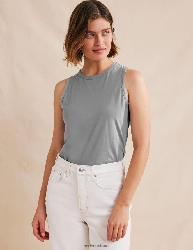 Quarry Clothing Pure Cotton Cropped Vest Boden Women L466L62260