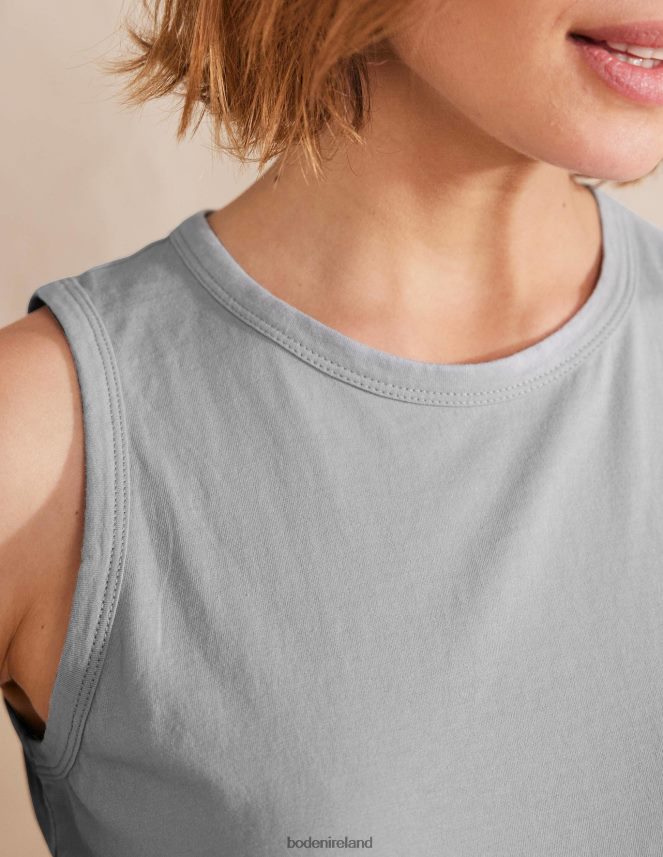 Quarry Clothing Pure Cotton Cropped Vest Boden Women L466L62260