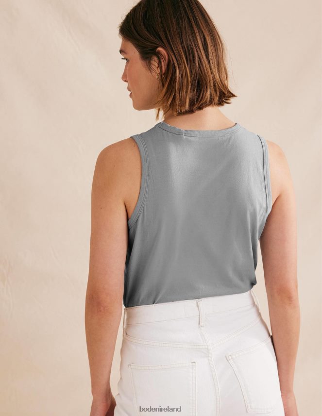 Quarry Clothing Pure Cotton Cropped Vest Boden Women L466L62260