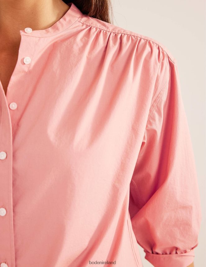 Rose Pink Clothing Relaxed Poplin shirt Boden Women L466L6592