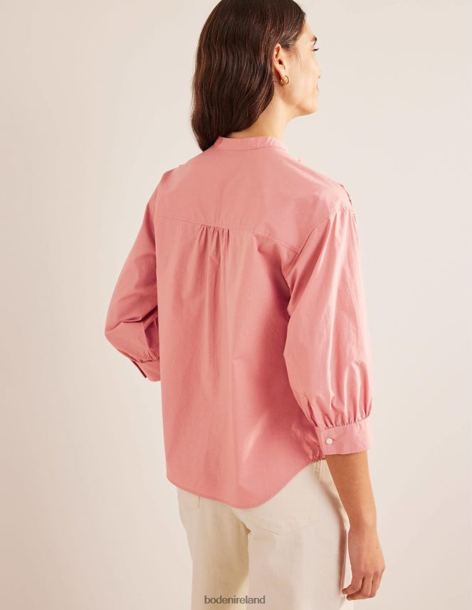 Rose Pink Clothing Relaxed Poplin shirt Boden Women L466L6592