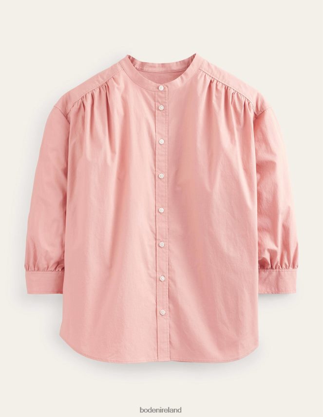 Rose Pink Clothing Relaxed Poplin shirt Boden Women L466L6592