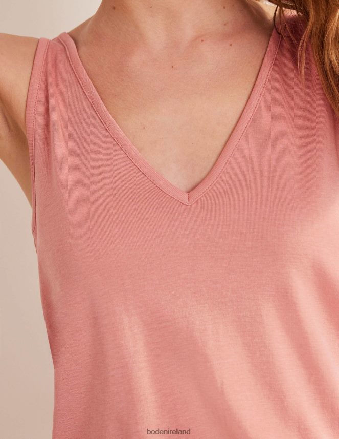 Rose Pink Clothing Soft Touch Vest Boden Women L466L61691