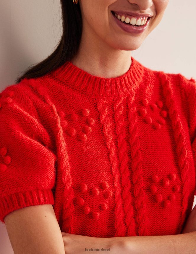 Strawberry Tart Red Clothing Fluffy Valentine Top Boden Women L466L62057