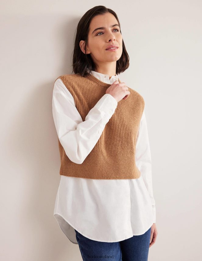 Teddy Bear Clothing Cropped Ribbed Tank Boden Women L466L61646