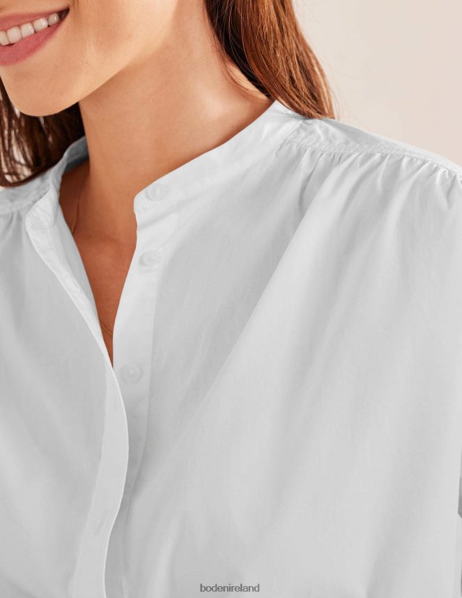 White Clothing Relaxed Poplin shirt Boden Women L466L6595