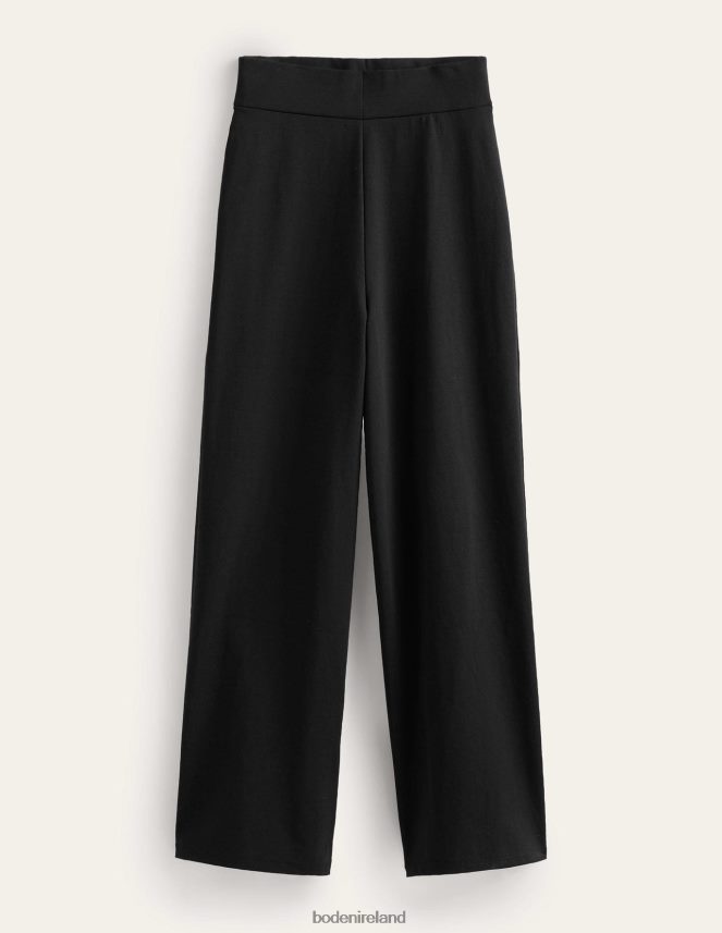 Black Clothing Cropped Jersey Trousers Boden Women L466L61644