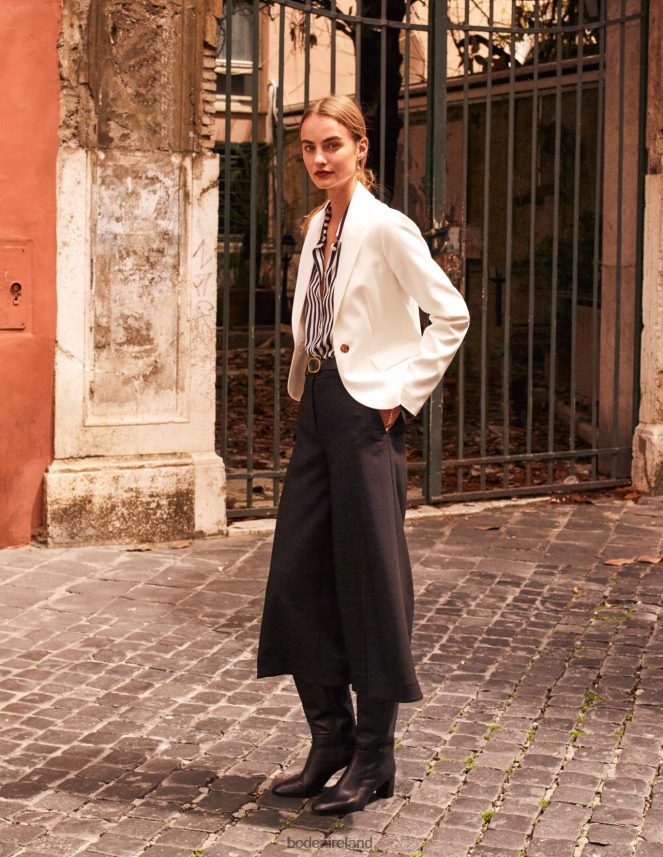 Black Clothing Fluid Wide-Leg Culottes Boden Women L466L6327