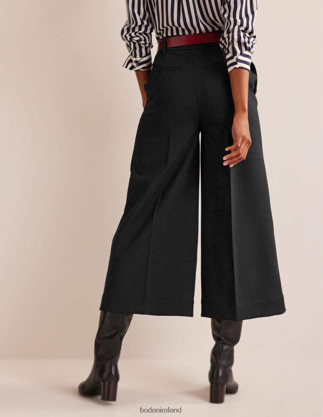 Black Clothing Fluid Wide-Leg Culottes Boden Women L466L6327