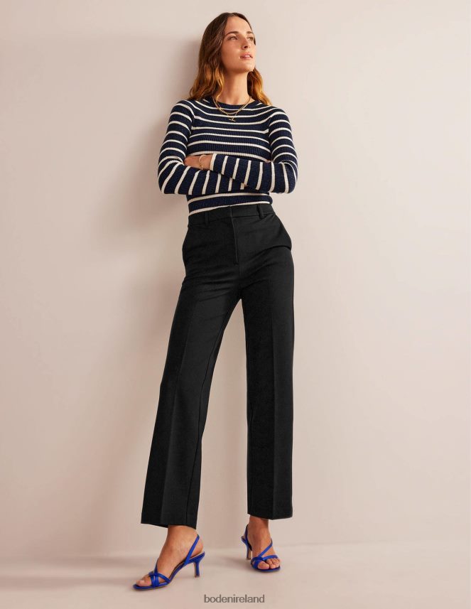 Black Clothing Pimlico Jersey Trousers Boden Women L466L6597
