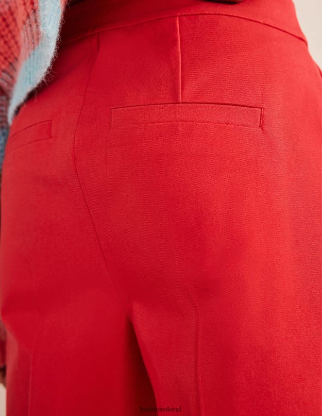 CAMELLIA Clothing Bi-Stretch Tapered Trousers Boden Women L466L61434