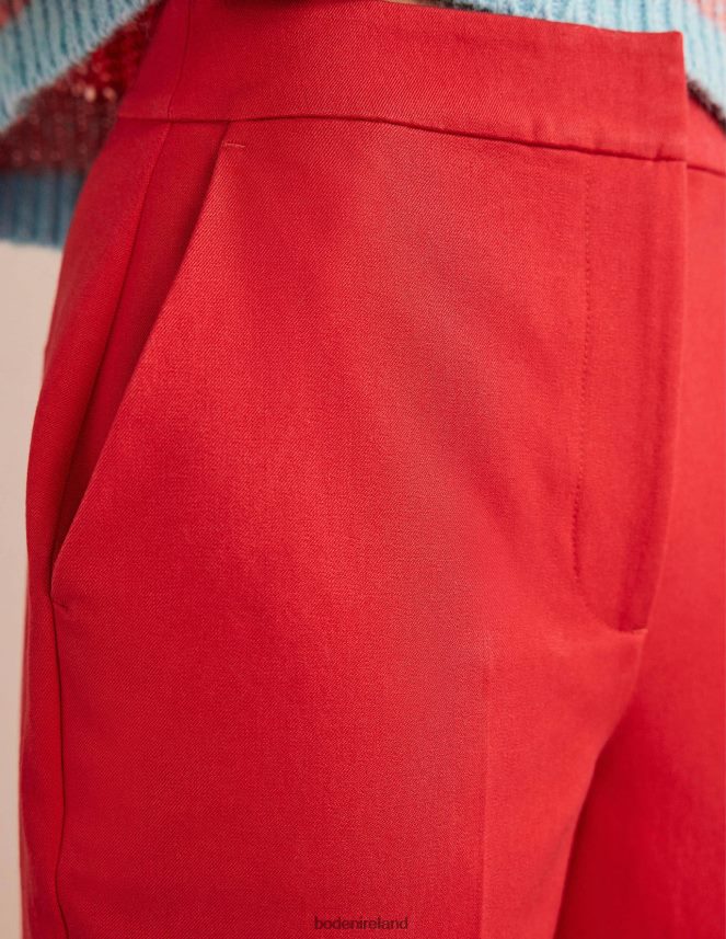 CAMELLIA Clothing Bi-Stretch Tapered Trousers Boden Women L466L61434