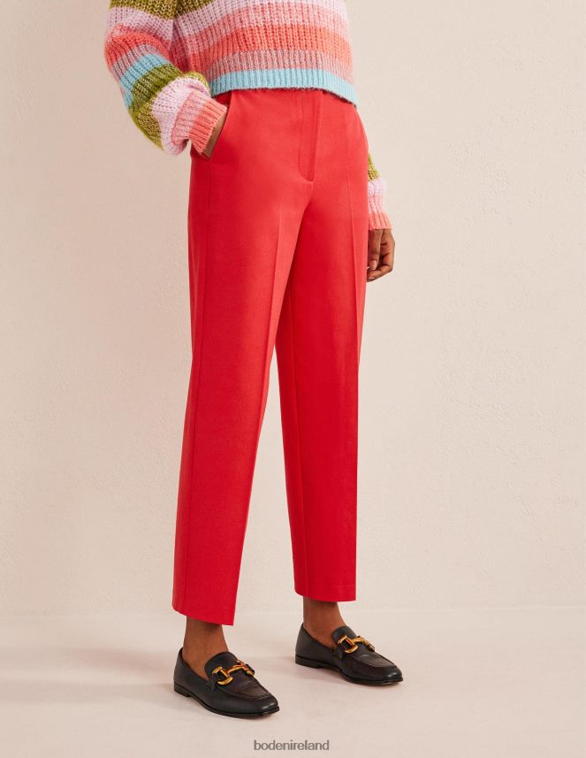 CAMELLIA Clothing Bi-Stretch Tapered Trousers Boden Women L466L61434