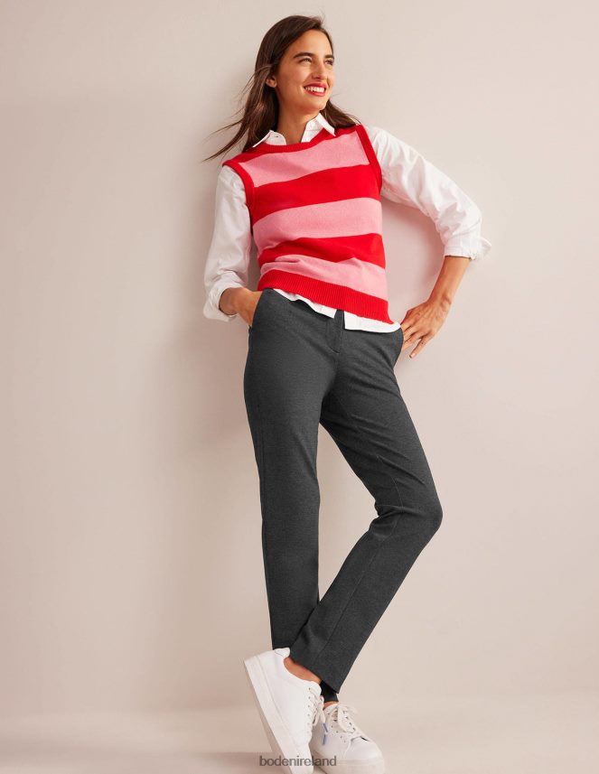 Charcoal Marl Clothing Highgate Jersey Trousers Boden Women L466L6321