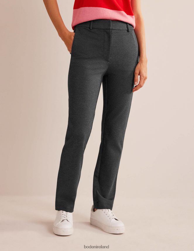 Charcoal Marl Clothing Highgate Jersey Trousers Boden Women L466L6321